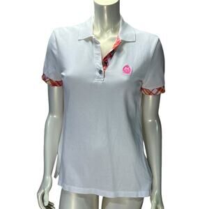 Ralph Lauren Lauren Active Preppy Polo Shirt Size Large